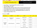 CHO Media Kit 샘플 신청하기