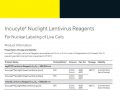 [데이터시트] Incucyte® Nuclight Lentivirus Reagents For Nuclear Labeling of Live Cells