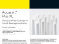 [데이터시트] Aquasart® Plus XL - Membrane Filter Cartridge for Food & Beverage Application
