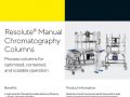 [데이터시트] Resolute® Manual Chromatography Columns