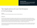 Ten Applications of Live-Cell Analysis in Immunology
