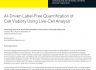 AI-Driven Label-Free Quantification of Cell Viability Using Live-Cell Analysis